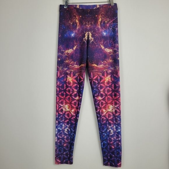 Metatron’s Galaxy Leggings By Moodhoops Size Medium - Picture 7 of 13